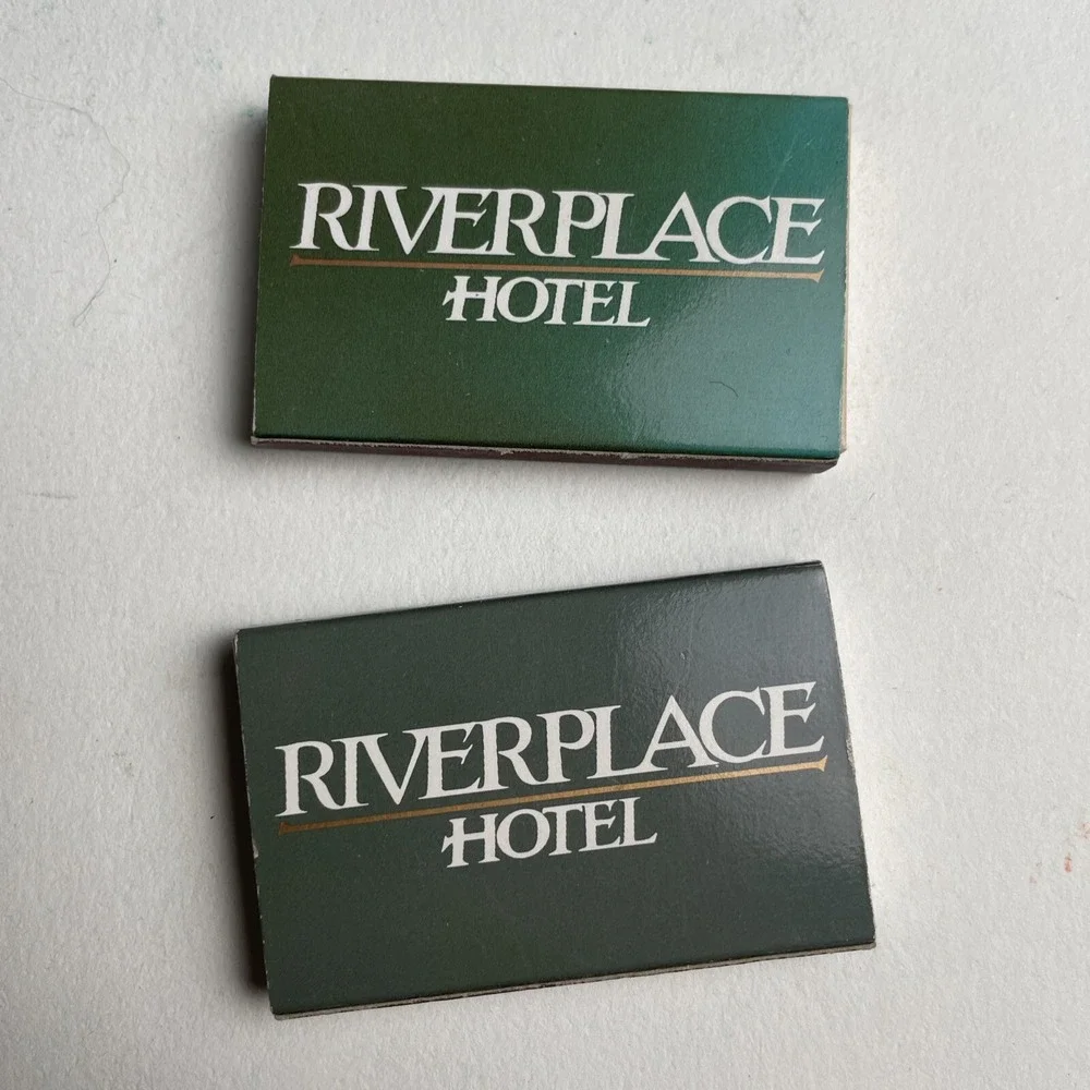 Vintage Matchbox Riverplace‎ Hotel Lot of 2 Westcoast Grand Collectible Antique